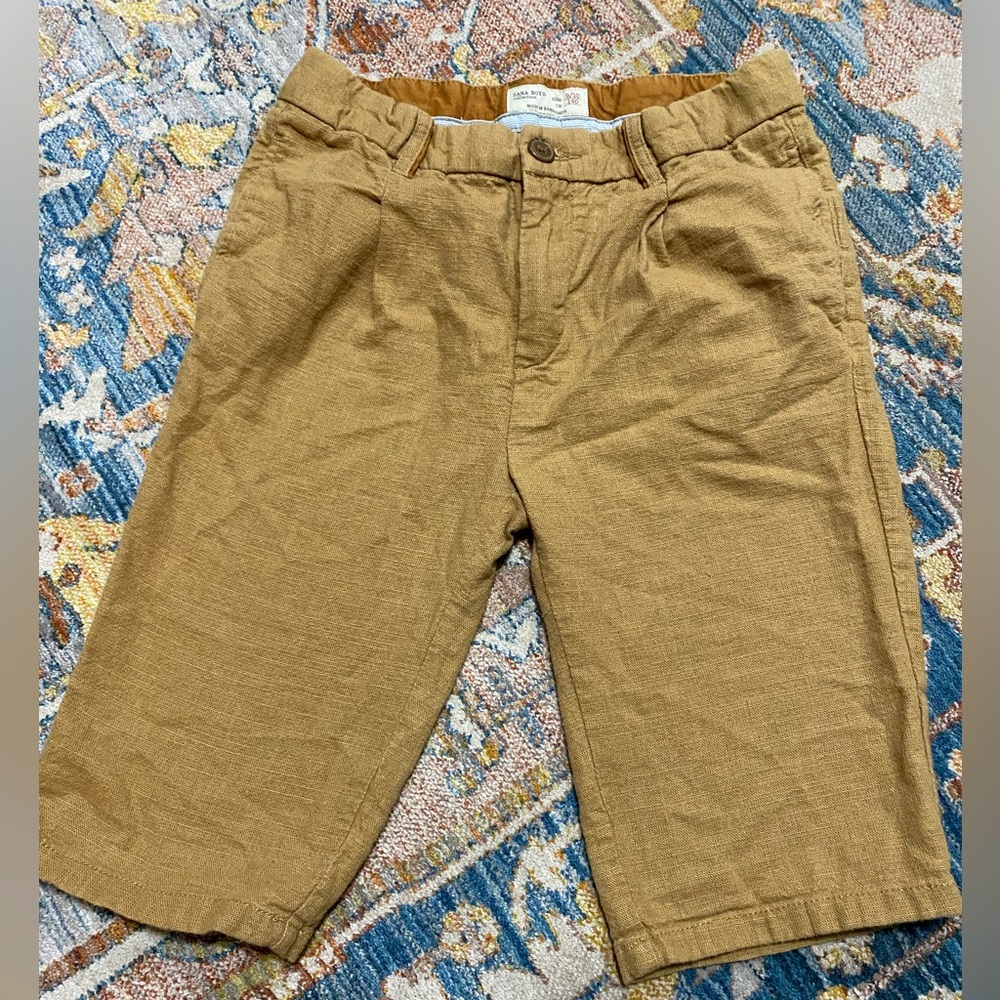 Zara boys linen shorts.